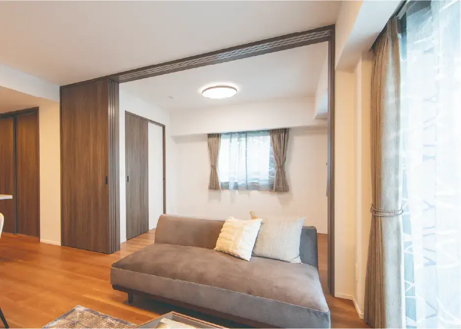 閉めた時の様子