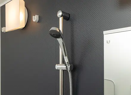 スライド式シャワーフック