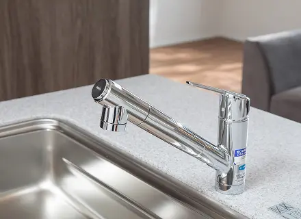 浄水器一体型シャワー水栓