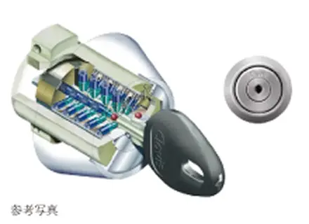 不正複製が困難なディンプルシリンダーキー